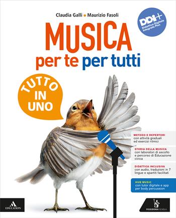 Musica per te per tutti. Con e-book. Con espansione online - Claudia Galli, Maurizio Fasoli - Libro Poseidonia Scuola 2024 | Libraccio.it
