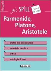 Parmenide, Platone, Aristotele
