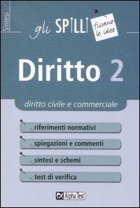 Diritto. Vol. 2: Diritto civile e commerciale - Silvia Cacciotti - Libro Alpha Test 2007, Gli spilli | Libraccio.it
