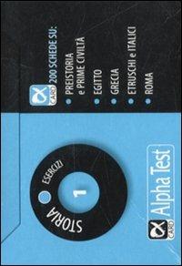 Storia. Esercizi. Vol. 1  - Libro Alpha Test 2009, Alpha card | Libraccio.it