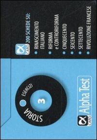 Storia. Esercizi. Vol. 3  - Libro Alpha Test 2009, Alpha card | Libraccio.it