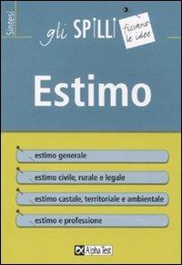 Estimo - Loredana Fracchia - Libro Alpha Test 2015, Gli spilli | Libraccio.it