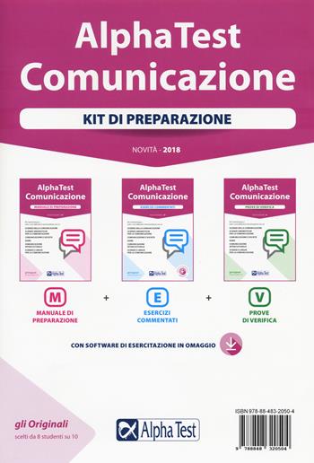 Alpha Test. Comunicazione. Kit di preparazione. Nuova ediz. Con software di simulazione - Mauro Colla, Alessandro Lucchese, Francesca Desiderio - Libro Alpha Test 2018, TestUniversitari | Libraccio.it