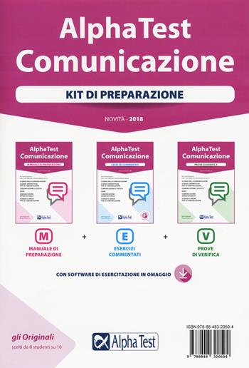 Alpha Test. Comunicazione. Kit di preparazione. Nuova ediz. Con software di simulazione - Mauro Colla, Alessandro Lucchese, Francesca Desiderio - Libro Alpha Test 2018, TestUniversitari | Libraccio.it