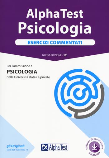 Alpha Test. Psicologia. Esercizi commentati. Con software  - Libro Alpha Test 2018, TestUniversitari | Libraccio.it