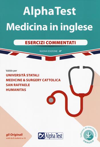 Alpha Test. Medicina in inglese. Esercizi commentati. - Stefano Bertocchi, Fausto Lanzoni, Carlo Tabacchi - Libro Alpha Test 2019, TestUniversitari | Libraccio.it