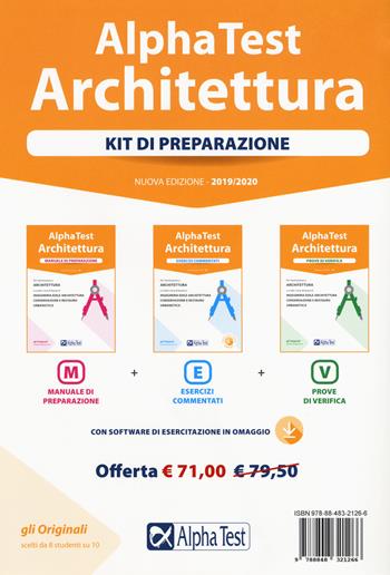 Alpha Test. Architettura. Kit di preparazione. Per l'ammissione a architettura e a tutti i corsi di laurea in ingegneria edile-architettura, conservazione e restauro, urbanistica. Con software di simulazione - Stefano Bertocchi, Massimiliano Bianchini, Carlo Tabacchi - Libro Alpha Test 2019, TestUniversitari | Libraccio.it