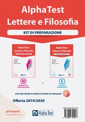 Alpha Test. Lettere e Filosofia. Kit di preparazione: Manuale di preparazione-Esercizi commentati. Con software di simulazione