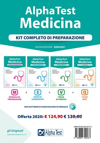 Alpha Test. Medicina. Kit completo di preparazione: Manuale di preparazione-Esercizi commentati-Prove di verifica-10.000 quiz.  - Libro Alpha Test 2019, TestUniversitari | Libraccio.it