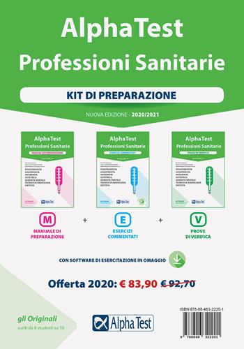 Alpha Test. Professioni sanitarie. Kit di preparazione: Manuale di preparazione-Esercizi commentati-Prove di verifica. Nuova ediz. Con software di simulazione - Stefano Bertocchi, Doriana Rodino, Alberto Sironi - Libro Alpha Test 2019, TestUniversitari | Libraccio.it