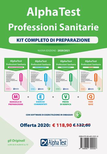 Alpha Test. Professioni sanitarie. Kit completo di preparazione: Manuale di preparazione-Esercizi commentati-Prove di verifica-7000 quiz. Nuova ediz. Con software di simulazione - Doriana Rodino, Alberto Sironi - Libro Alpha Test 2019, TestUniversitari | Libraccio.it