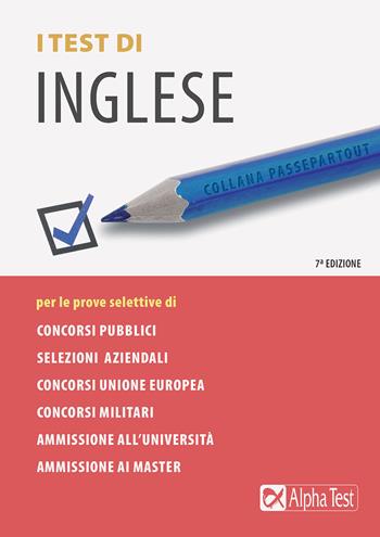 I test di inglese - Francesca Desiderio - Libro Alpha Test 2020, Passepartout | Libraccio.it