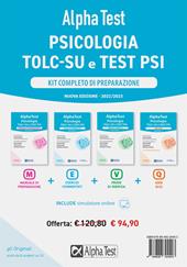 Alpha Test. Psicologia. TOLC. Kit completo di preparazione. Con software di simulazione