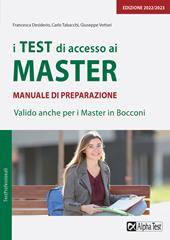 I test di accesso ai master. Manuale di preparazione