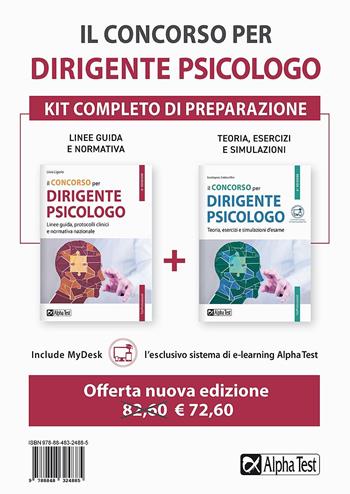 Il concorso per dirigente psicologo. Kit completo di preparazione - Livia Ligorio, Cristina Olmi - Libro Alpha Test 2022, TestProfessionali | Libraccio.it