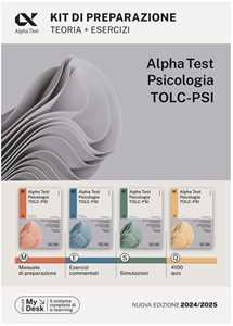 Image of Alpha Test. Psicologia. TOLC-PSI. Kit di preparazione. Con MyDesk