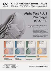 Image of Alpha Test plus psicologia TOLC-PSI. Kit completo di preparazione...