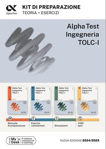 Alpha Test. Ingegneria. TOLC-I. Kit di preparazione  - Libro Alpha Test 2023, TestUniversitari | Libraccio.it