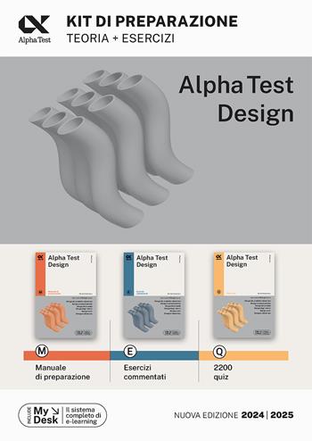 Alpha Test. Design. Kit di preparazione - Stefano Bertocchi, Fausto Lanzoni, Carlo Tabacchi - Libro Alpha Test 2023, TestUniversitari | Libraccio.it