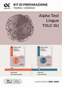 Image of Alpha Test. Lingue TOLC-SU. Kit di preparazione. Ediz. MyDesk