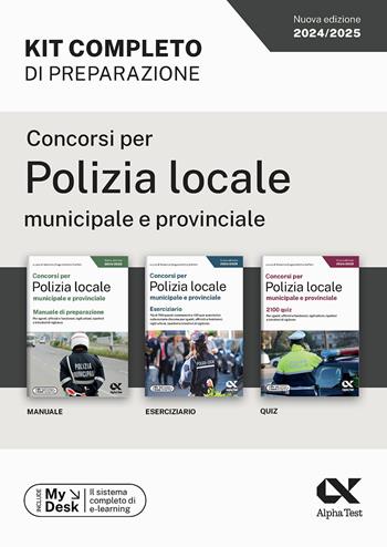 Concorsi per Polizia locale municipale e provinciale. Kit completo di preparazione. Ediz. MyDesk. Con Contenuto digitale per download e accesso online  - Libro Alpha Test 2024, TestProfessionali | Libraccio.it