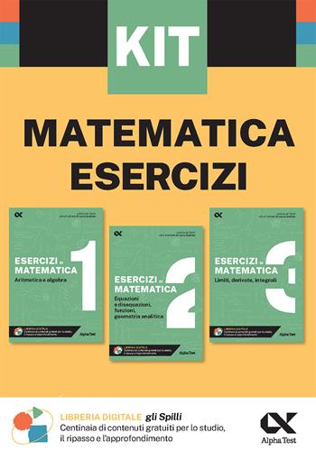 Kit Spilli. Matematica esercizi. Per esame di maturità  - Libro Alpha Test 2026, Gli spilli | Libraccio.it