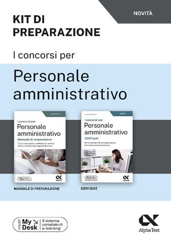 I concorsi per personale amministrativo. Kit di preparazione. Ediz. MyDesk. per download e accesso online  - Libro Alpha Test 2024, Concorsi & Esami | Libraccio.it