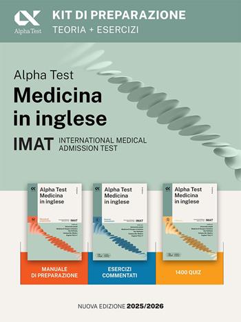Alpha Test. Medicina in inglese. IMAT international medical admission test. Kit di preparazione. Ediz. MyDesk. per download e accesso online  - Libro Alpha Test 2024, TestUniversitari | Libraccio.it