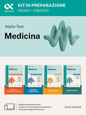 Alpha Test Medicina. Kit di preparazione. Per l’ammissione ai corsi di laurea in Medicina, Odontoiatria e Veterinaria delle università statali. Nuova edizione con i quesiti della banca dati ufficiale 2024. Ediz. MyDesk. per download e accesso online  - Libro Alpha Test 2025, TestUniversitari | Libraccio.it
