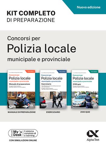 Concorsi per Polizia Locale municipale e provinciale. Kit completo di preparazione. Edizione 2025/2026. Per concorsi pubblici. MyDesk  - Libro Alpha Test 2025, Concorsi & Esami | Libraccio.it