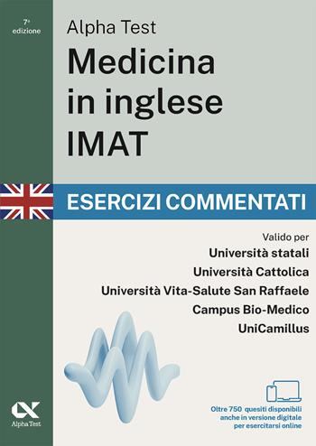 Alpha Test. Medicina in inglese IMAT 2026-2027. Esercizi commentati. Per test di ammissione universitari. Con simulatore online - Stefano Bertocchi, Doriana Rodino, Carlo Tabacchi - Libro Alpha Test 2026, TestUniversitari | Libraccio.it