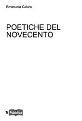 Poetiche del Novecento. Lezioni. Appunti didattici