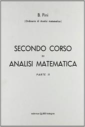 LANZA DE CRISTOFORIS - Lezioni di Analisi Matematica 2