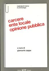 Carcere, ente locale, opinione pubblica