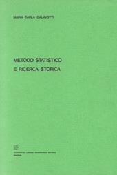Metodo statistico e ricerca storica