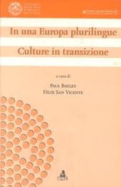 In una Europa plurilingue. Culture in transizione