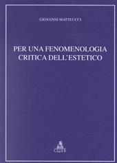 Per una fenomenologia critica dell'estetico