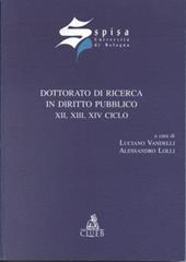 Dottorato di ricerca in diritto pubblico. 12º, 13º, 14º ciclo