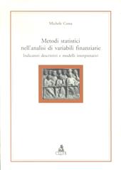 Metodi statistici nell'analisi di variabili finanziarie. Indicatori descrittivi e modelli interpretativi