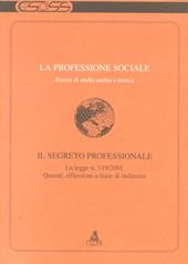 La professione sociale (2002). Vol. 1