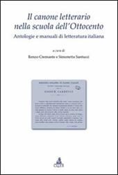 Il canone letterario nella scuola dell'Ottocento. Antologie e manuali di letteratura italiana