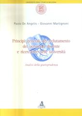 Principi generali del reclutamento del personale docente e ricercatore nelle università. Analisi della giurisprudenza