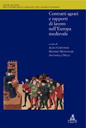 Contratti agrari e rapporti di lavoro nell'Europa medievale