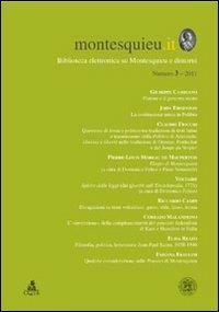 Montesquieu.it (2011). Vol. 3  - Libro CLUEB 2011 | Libraccio.it