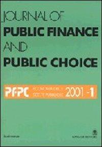 Journal of public finance and public choice. Economia delle scelte pubbliche - Domenico Da Empoli - Libro Gangemi Editore 2001 | Libraccio.it