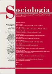Sociologia. Rivista quadrimestrale di scienze storiche e sociali (2002). Vol. 1