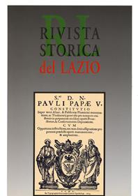 Rivista storica del Lazio. Vol. 15  - Libro Gangemi Editore 2021, Periodici | Libraccio.it