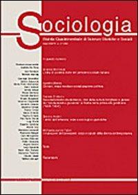 Sociologia. Rivista quadrimestrale di scienze storiche e sociali (2002). Vol. 3  - Libro Gangemi Editore 2003 | Libraccio.it