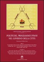 Politiche, programmi e piani nel governo della città
