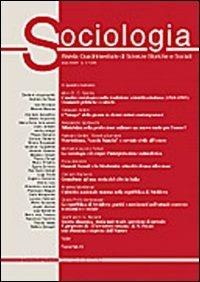 Sociologia. Rivista quadrimestrale di scienze storiche e sociali (2003). Vol. 2  - Libro Gangemi Editore 2003 | Libraccio.it